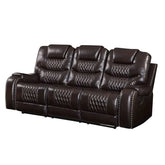 Braylon Brown PU Sofa Model 55415 By ACME Furniture